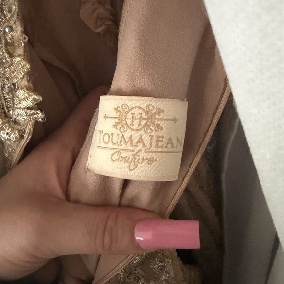 Glamorous Gold Maxi Dress - Picture 5 of 5